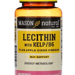 LECITHIN WITH KELP/B6 PLUS APPLE CIDER VINEGAR (100 SOFTG)